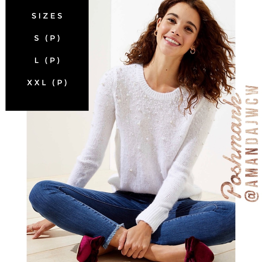 LOFT Pearlized Sweater- New with tags!